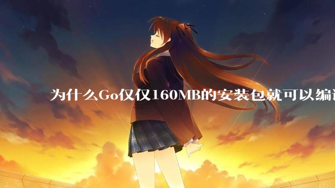 为什么Go仅仅160MB的安装包就可以编译程序，而Rust却还需要几个GB的VC++才能编译？